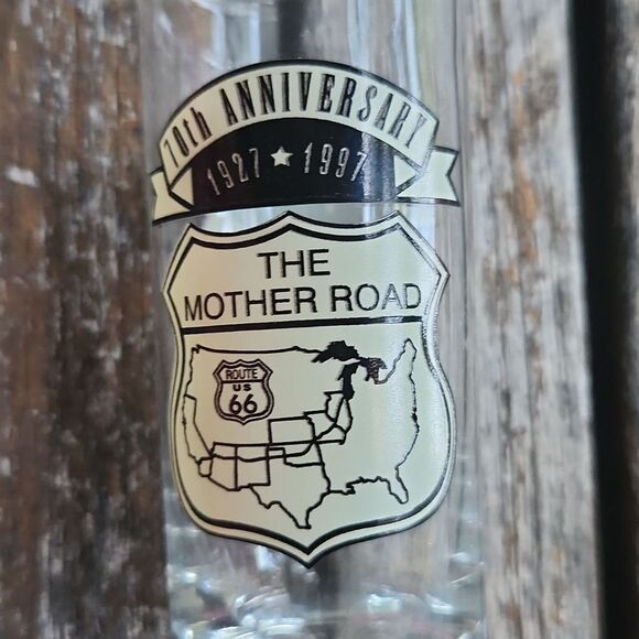Route 66 The Mother Road 70th Anniversary Tall Shot Glass - Picture 4 of 4